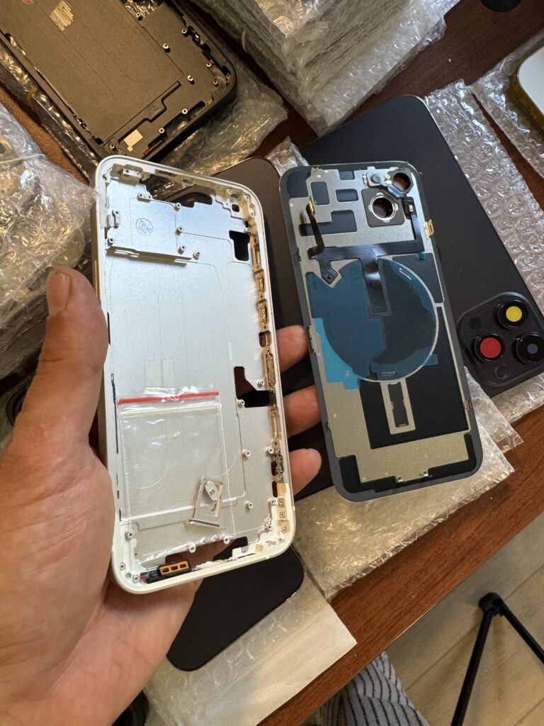 mid-frame housing of iphone+back glass